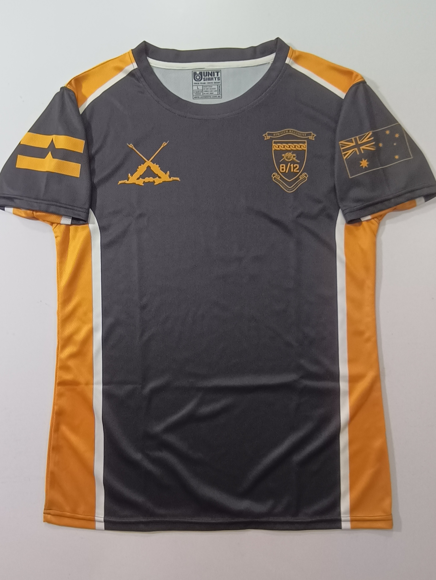 T shirt poly 103 Bty 8 12 Mdm Regt
