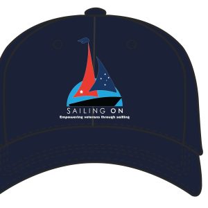 Sailing On cap front Sailing On Cap - All orders will be sent to Sailing On for distribution