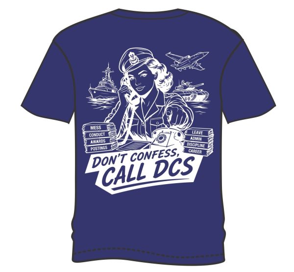 DCS blue cotton T-shirt