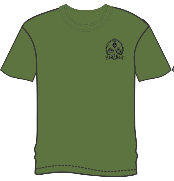 DCS green cotton T-shirt