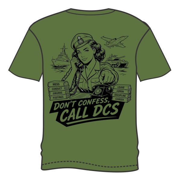 DCS green cotton T-shirt